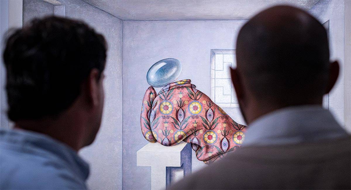 Una de las obras de la exposición de Pérez Villalta - Fundación Unicaja