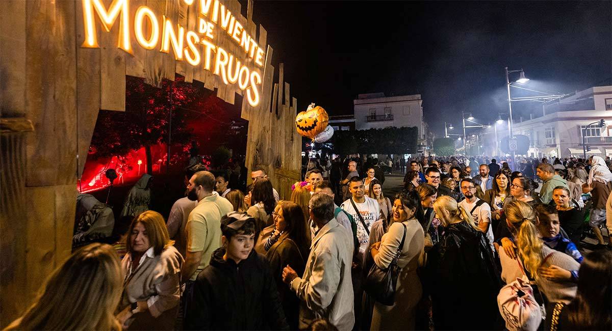 La Alameda ambientada durante el Halloween de 2025 - Ayto.