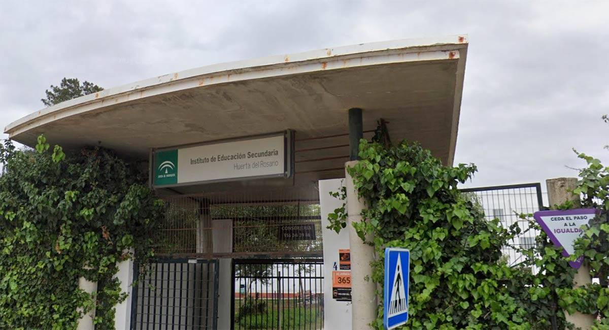 Entrada al IES Huerta del Rosario de Chiclana - Google Maps