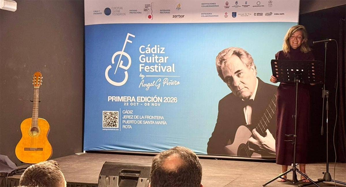 La concejala de Cultura de Cádiz en la pasada presentación del festival - Ayto.